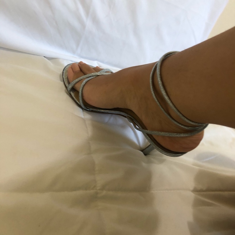 JIMMY CHOO OPEN TOE HEELS